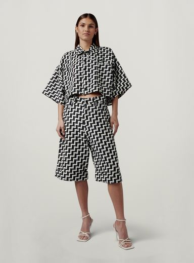 Camisa E Cropped